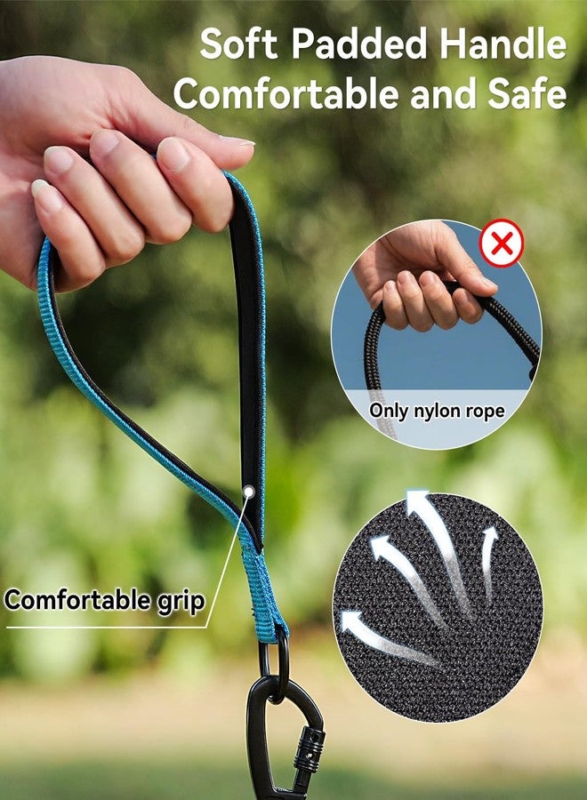 Joytale Long Leash for Dog with Removable Padded Handle, Heavy Duty Lead for Large Medium Dogs,15FT/30FT/50FT/65FT Reflective Training Leash for Play, Camping, Backyard Tie Out, Blue, 30FT - Image 3