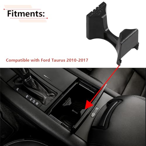 RLB-HILON Cup Holder Insert Divider Compatible with Ford Taurus 2010 2011 2012 2013 2014 2015 2016 2017 Year, for AG1Z5413562FA - Image 2
