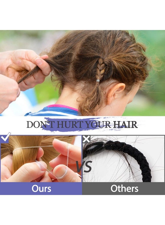 كان برنسيس 1000 قطعة من الأربطة المطاطية للشعر (شفاف) - Image 3