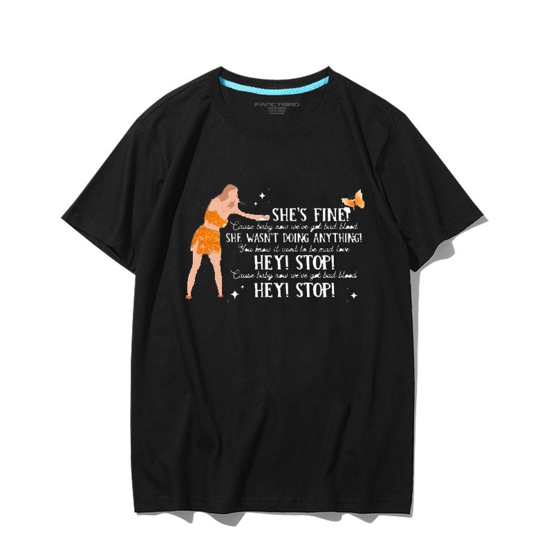 Taylor Swift T-Shirt Surrounding Taylor Swift Clothes The Elas Tour Mold TTPD Black