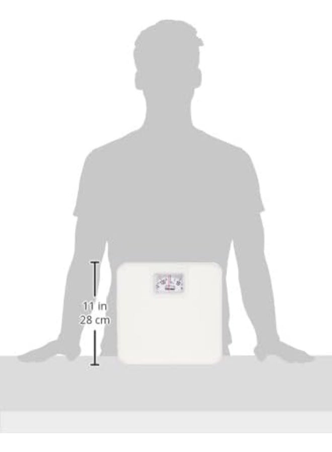 trister Bathroom Manual Scale White - TS 9011M - Image 4