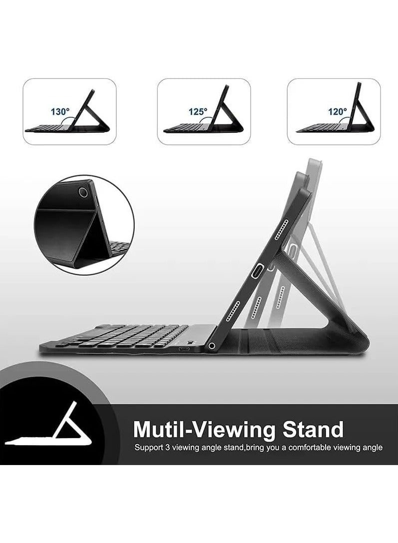 Keyboard Case Compatible with Huawei MatePad Air 11.5'' 2023, Touchpad Pencil Holder Wireless Detachable Magnetic Bluetooth Trackpad Cover  - Image 4