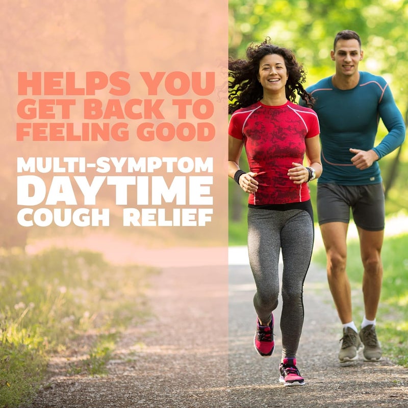 Genexa Clean Cough Chest Congestion Relief Dye Free 0 Artificial Additives MultiSymptom Maximum Strength Relief Cough Syrup Cough Suppressant Expectorant Organic Blueberry Flavor 6 fl oz - Image 5