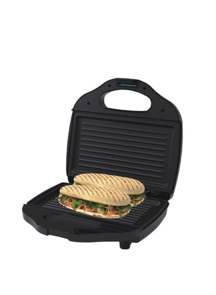 Home Master HM-321 750W Electric Sandwich Maker in Black for a unique experience in preparing quick sandwiches - Image 2