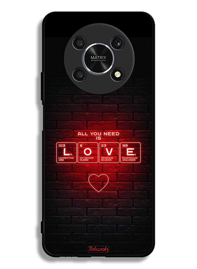 Tolwak Honor X9 5G Protective Case Cover All You Need Is Love - Image 2
