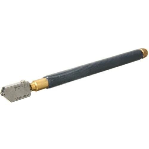 Nitya Glass Tile Cutter Metal Handle Toyo TC17 Straight Cutting Straight Head Oil Glass Cutter - Image 3