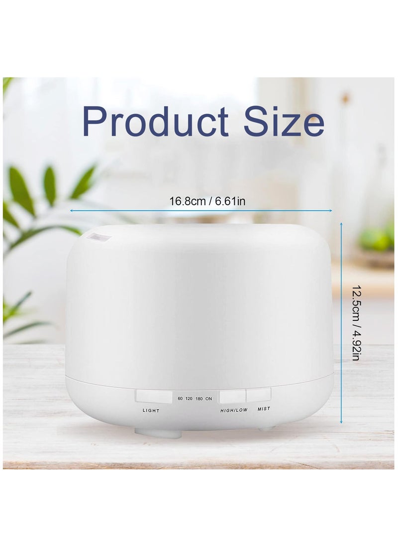 Arabest - Ultrasonic Air Humidifier, Essential Oil Diffuser with 7-Colour LED Lights, Aromatherapy Diffusers for Home and Office - Image 1