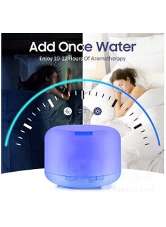 Arabest Ultrasonic Air Humidifier, Essential Oil Diffuser with 7-Colour LED Lights, Aromatherapy Diffusers for Home and Office  - Image 2
