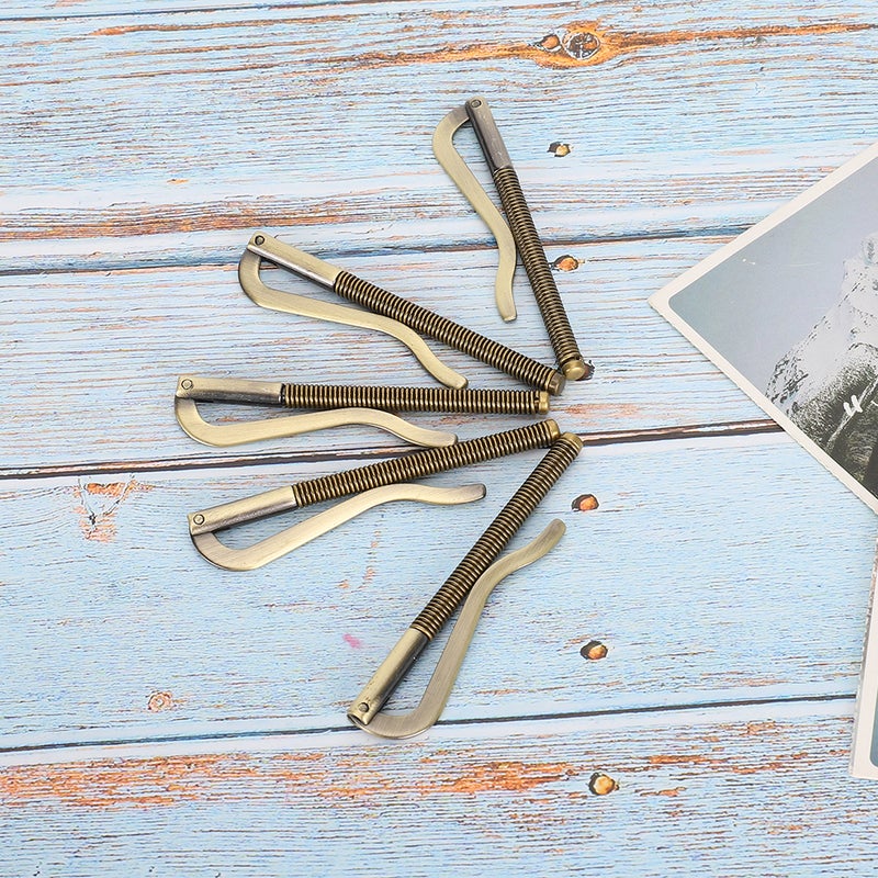 5Pcs Money Cash Clip Electroplated Steel High Hardness Spring 80mm for Leather WalletBronze - Image 3