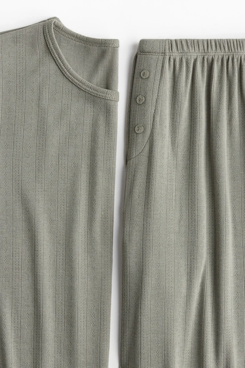 H&M Pointelle jersey pyjamas