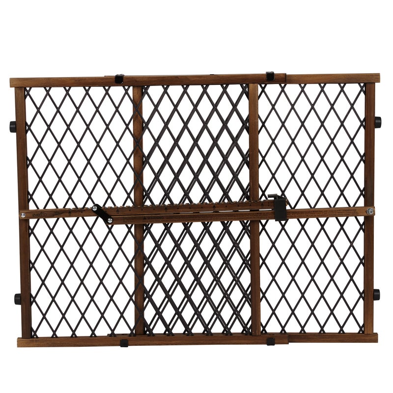 evenflo Position & Lock Adjustable Wood Baby Gate (Farmhouse Collection) - Image 2