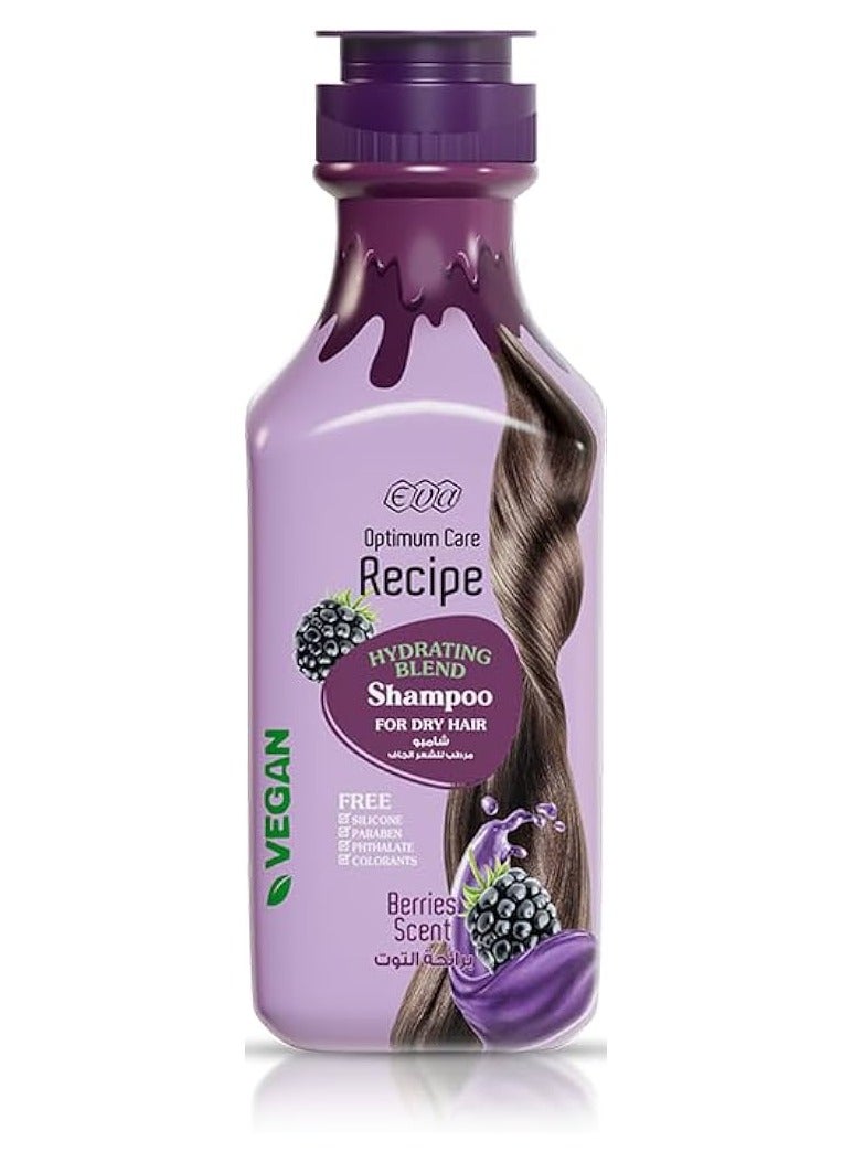 Optimum Care Recipe Hydrating Blend Shampoo Berries Scent 350 Ml