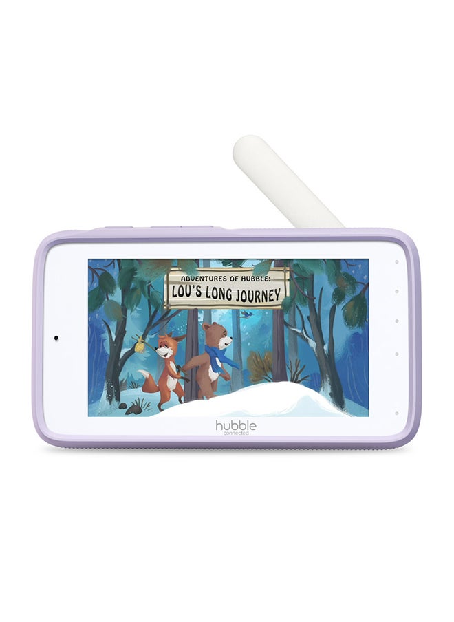Hubble - Nursery Pal Cloud Touch With 5 Inch Touch Screen Parent Unit And Hd Wifi Camera With Magnetic Stand  For Smart Baby Monitoring - White - Image 1