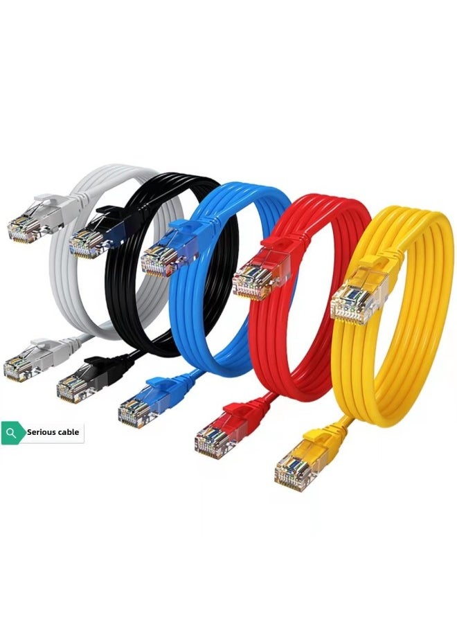 Generic Six Gigabit Cat6 Network Cable Finished Jumper 1m/2/3/5/10/20 M High-speed Network Cable-Color:Orange-Line Length:1.5M  - Image 2
