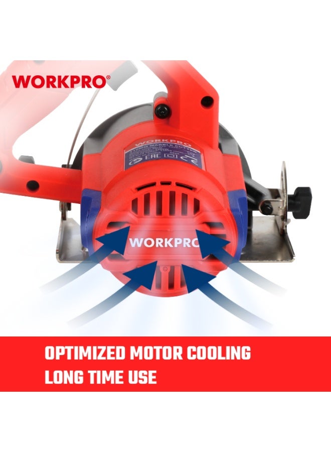 WORKPRO 110mm 1400W MARBLE CUTTER - Image 5