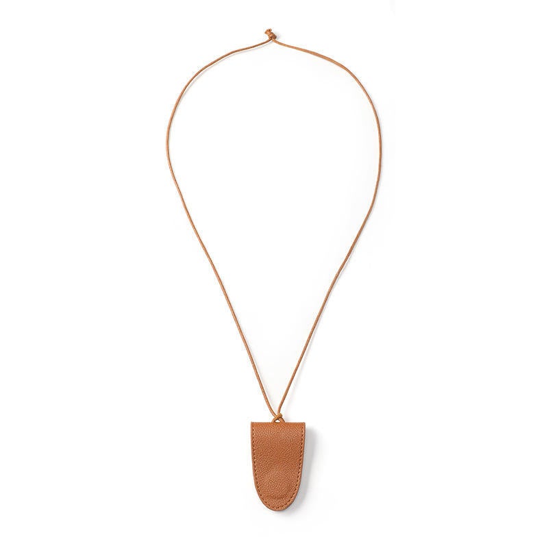 Simple Bluetooth Headset Storage Bag Halter Hanging Leather Small Bag Portable Convenient Storage Bag Small Object Storage Bag - Image 1