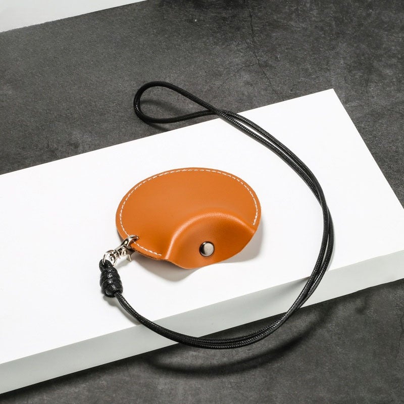Simple Bluetooth Headset Storage Bag Halter Hanging Leather Small Bag Portable Convenient Storage Bag Small Object Storage Bag - Image 2
