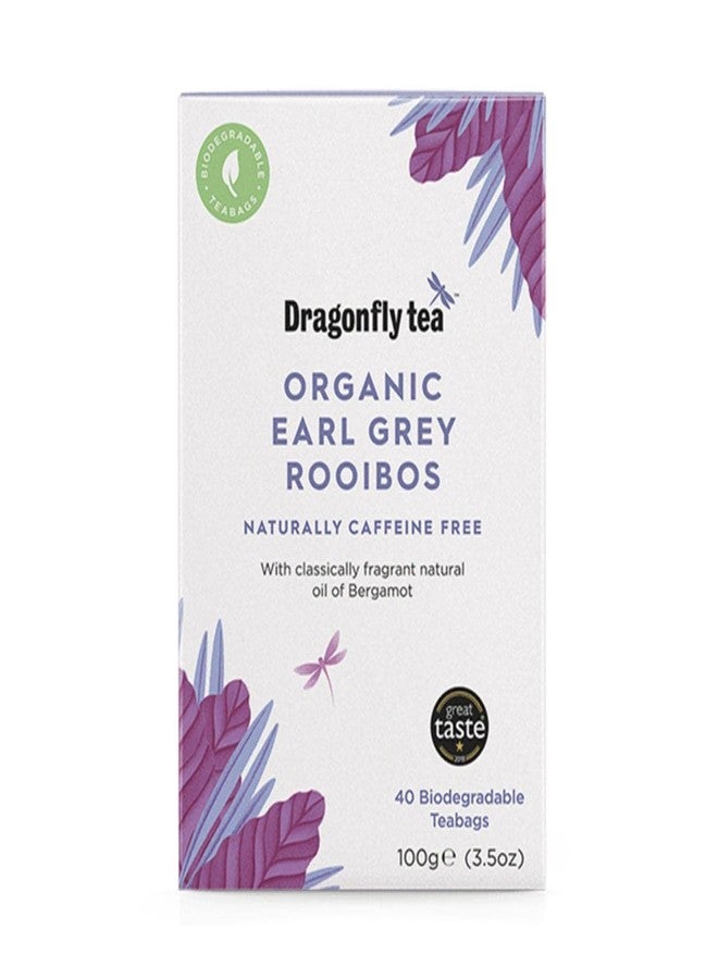 Dragonfly Tea Earl Grey Rooibos, 40 CT - Image 1