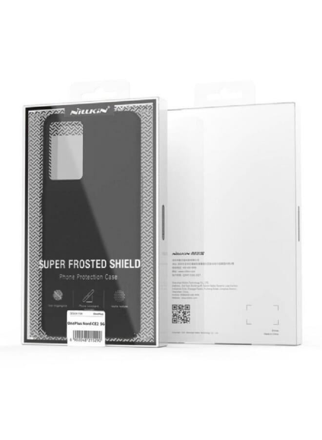 Nillkin Protective Frosted Pc Phone Case Cover For Oneplus Nord Ce 2 5G Black - Image 3