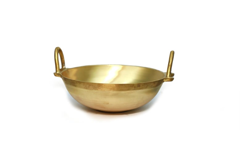PUYANGAM Pure Bronze Kadai for Cooking Pot - Healthy Indian Cooking Pot -Traditional Cooking Pot (23 CM) - Image 3