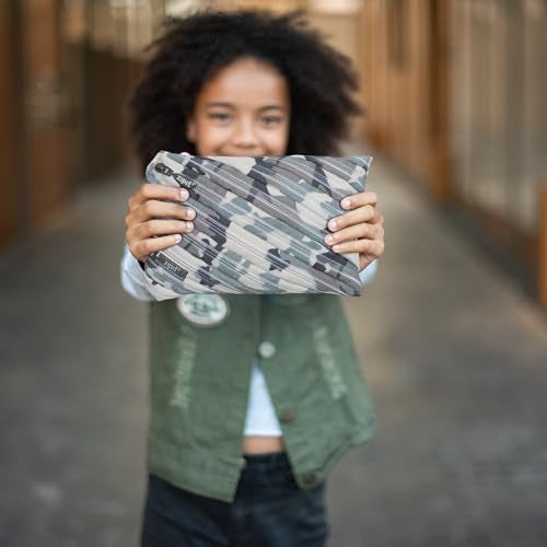 ZIPIT Camo Large Pencil Case for Boys, Zipper Pencil Pouch for Kids and Teens, Stationery Bag for School ,Blue - Image 5