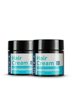 Ustraa Hair Cream For Men For Daily Use (Set Of 2) Style & Nourishment Nonsticky Nonoily Sulphate & Paraben Free  - Image 1