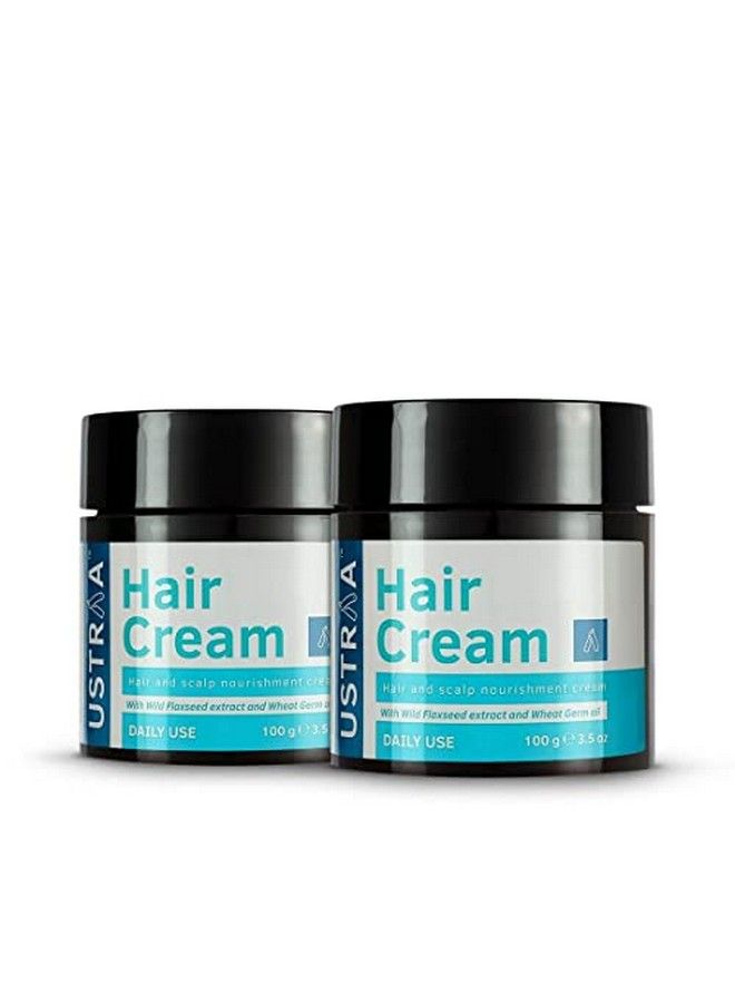 Ustraa Hair Cream For Men For Daily Use (Set Of 2) Style & Nourishment Nonsticky Nonoily Sulphate & Paraben Free - Image 1