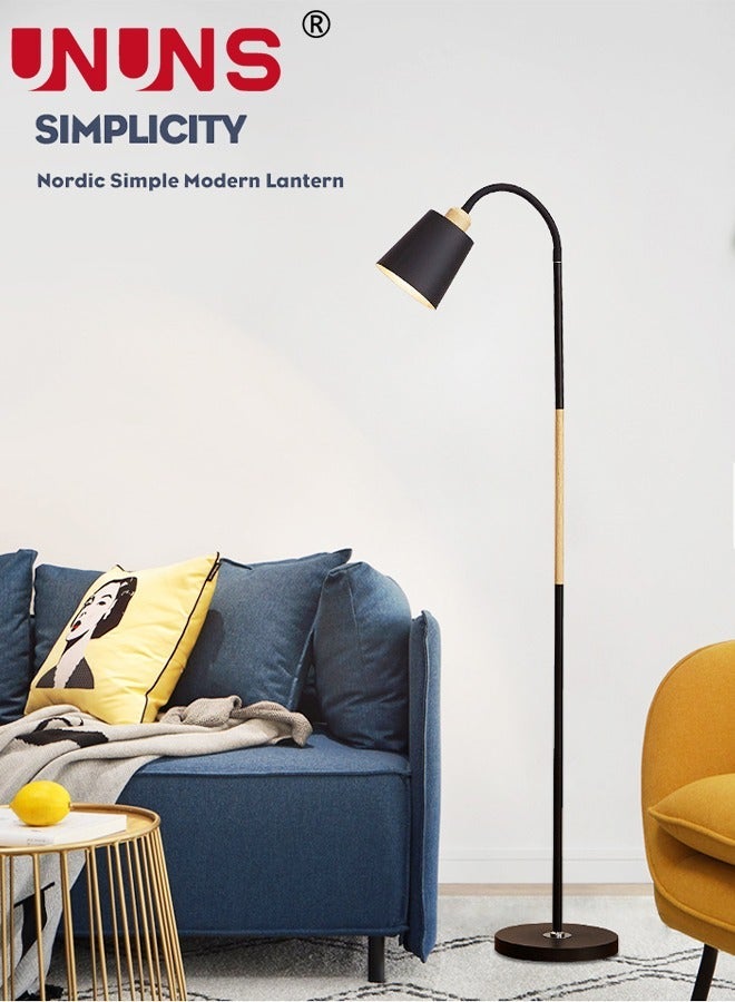 UNUNS LED Floor Lamp,Archiology Arc Lamp,Vintage Pole Lamp With Shade Bulb For Living Room Office Bedroom Indoor Home Behind The Couch - Image 2