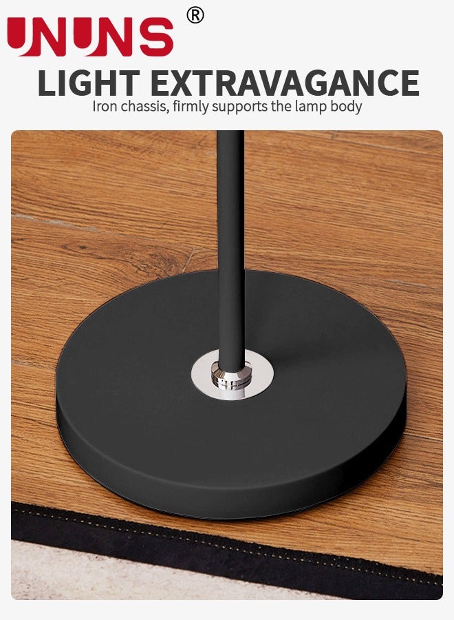 UNUNS LED Floor Lamp,Archiology Arc Lamp,Vintage Pole Lamp With Shade Bulb For Living Room Office Bedroom Indoor Home Behind The Couch - Image 5