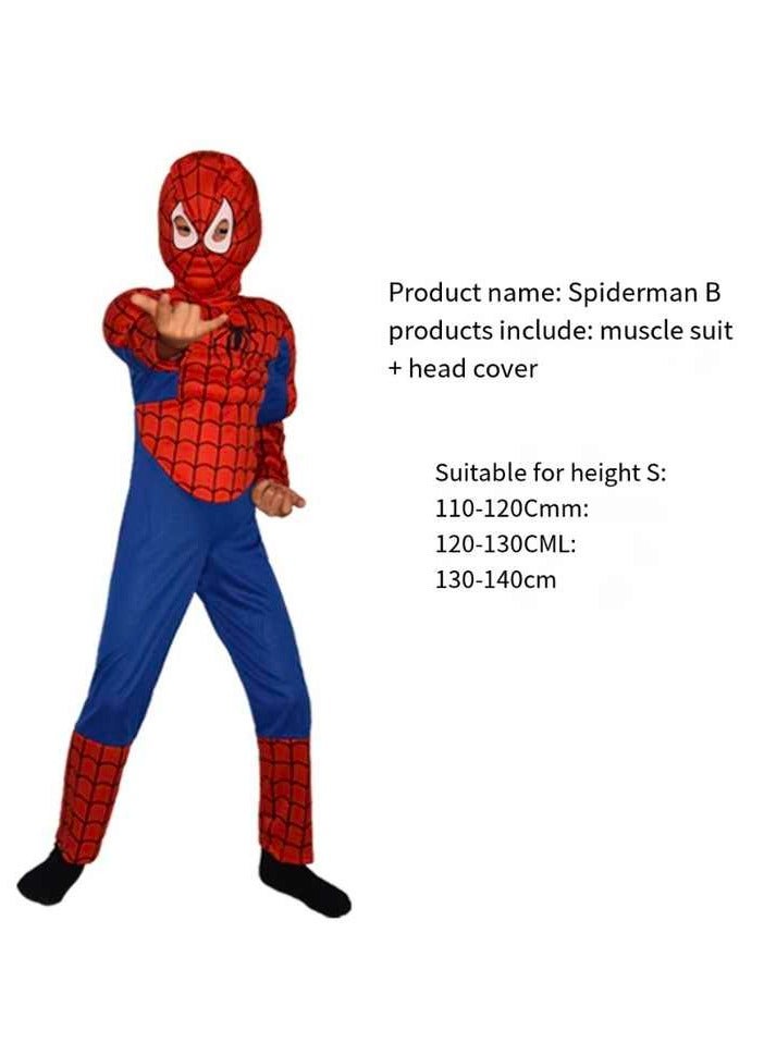 3D Muscular Spider-Man Costume for Kids - Great Costume Suitable for 4-5 years old - Image 4