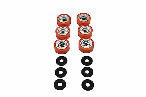 Delixike 70298701P 6Pack-70298701-70568201 Support Roller Bearing Compatible With for Alliance/Huebsch/Speedqueen/IPSO Dryer(6Pack) - Image 1