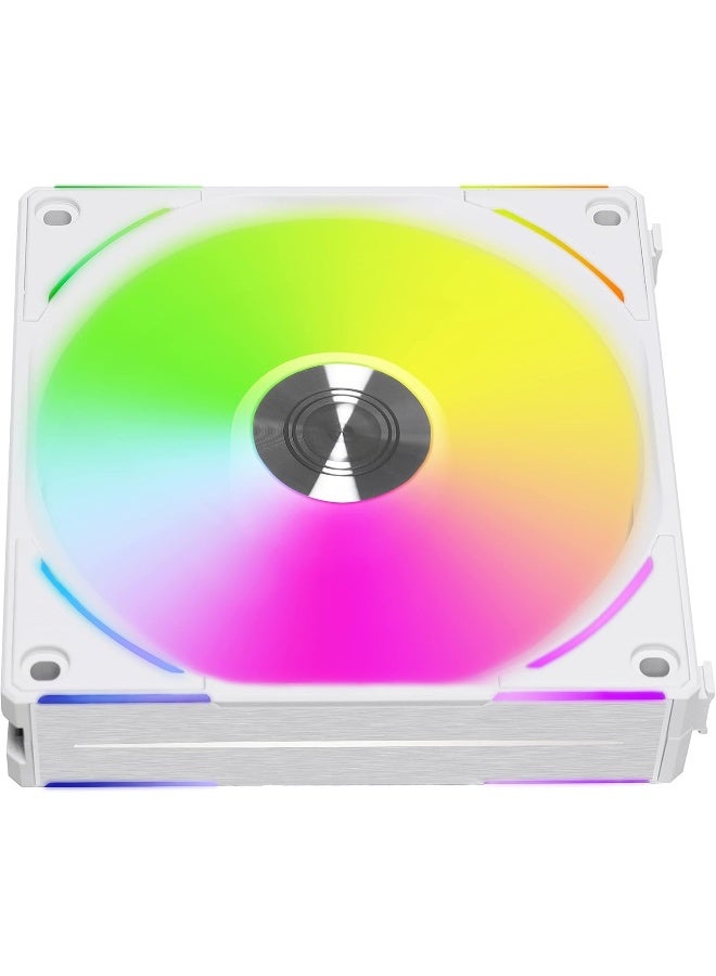 LIAN LI Renewed - Lian Li UNI Fan AL120 V2 120mm White Triple Pack With Controller - Image 4