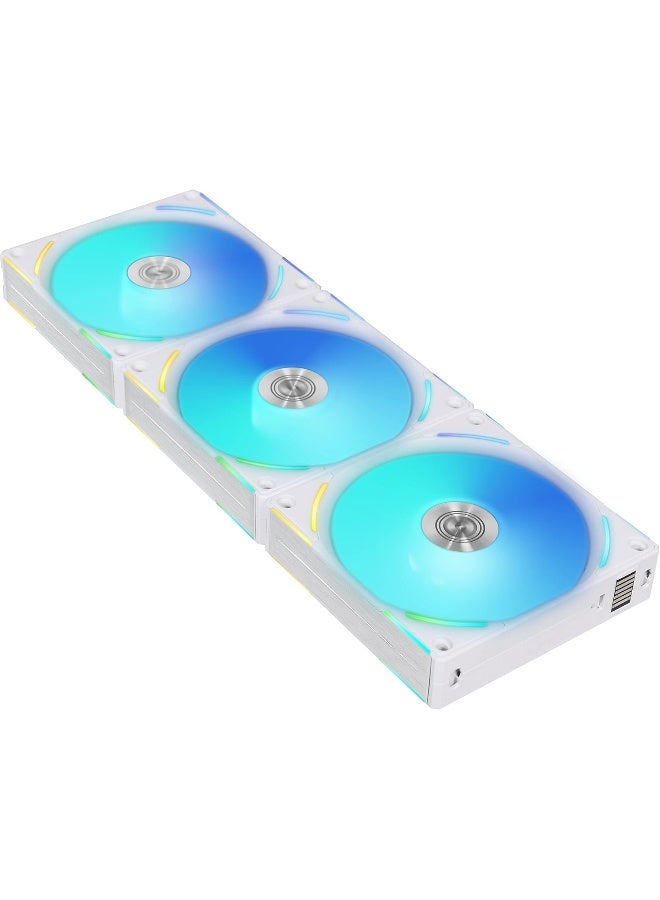 LIAN LI Renewed - Lian Li UNI Fan AL120 V2 120mm White Triple Pack With Controller - Image 5