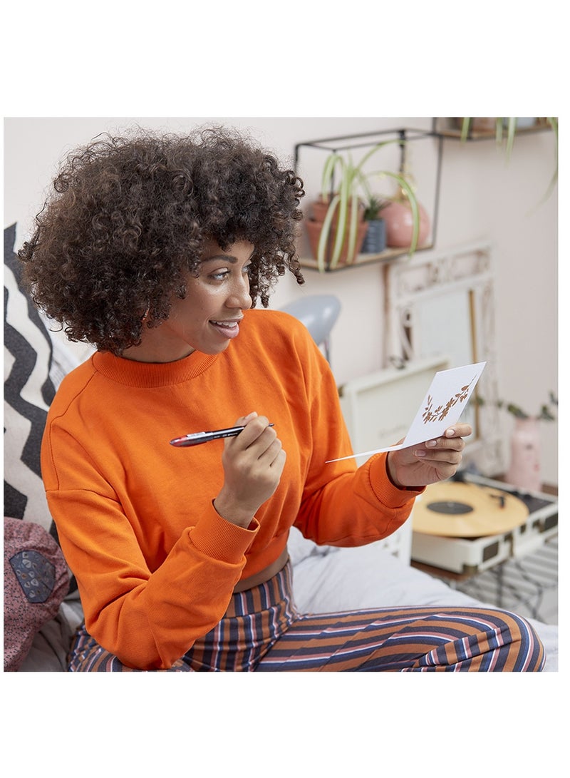 Uniball قلم حبر جاف ميكرو رولر باللون الأزرق - قطعة واحدة - Image 5