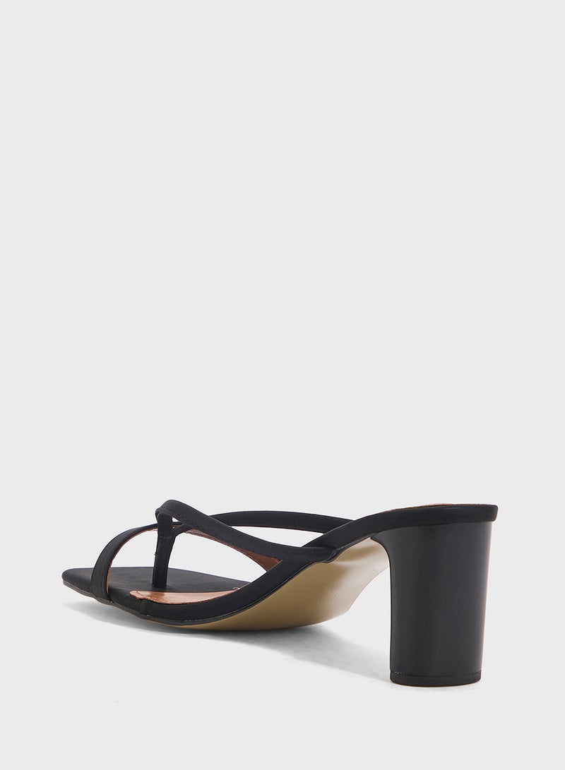 ELLA High Heeled Mule Sandal  - Image 3