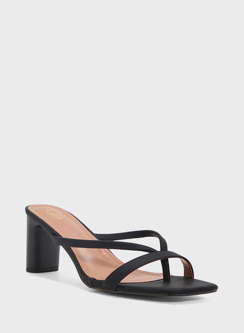 ELLA High Heeled Mule Sandal  - Image 2