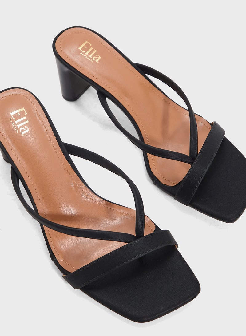 ELLA High Heeled Mule Sandal  - Image 4