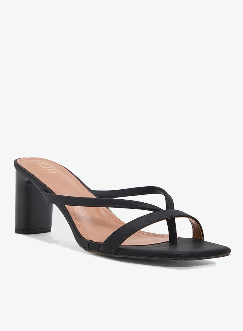 ELLA High Heeled Mule Sandal