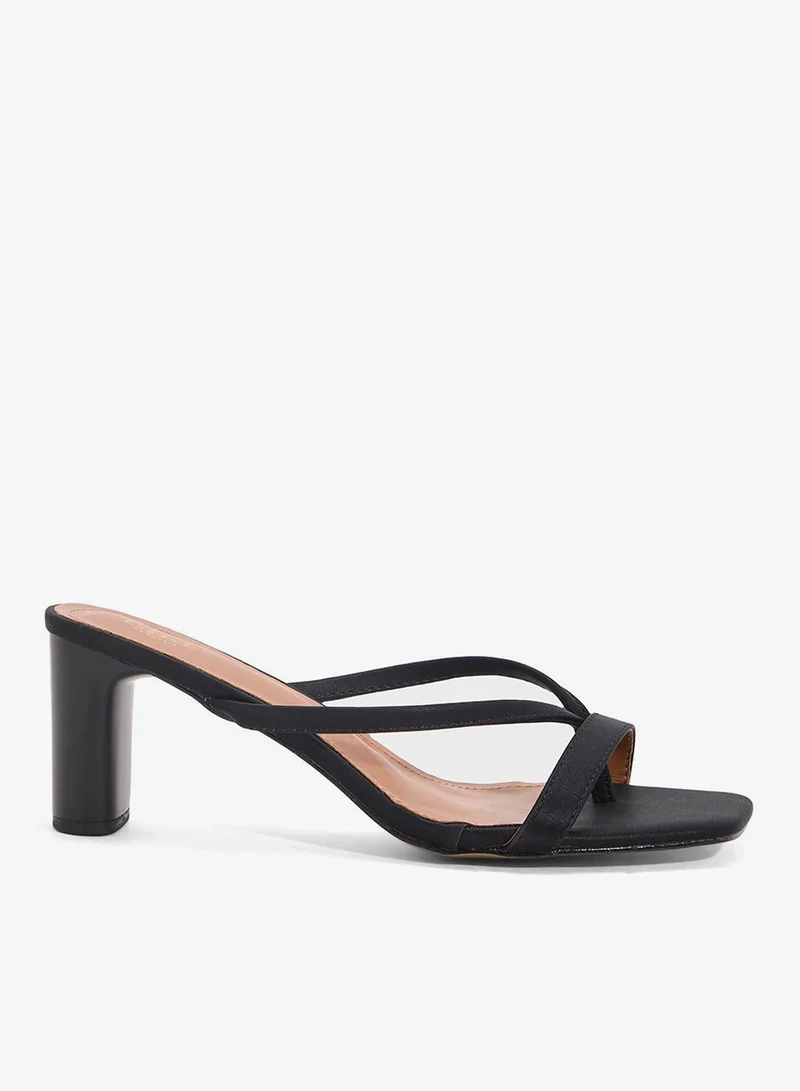 ELLA High Heeled Mule Sandal