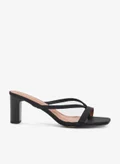 ELLA High Heeled Mule Sandal