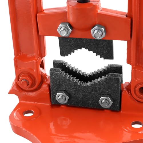 HOIGON 2 PCS 0.4 to 2.4 Inch Bench Pipe Vice, Forged Heavy Duty Forged Pipe Yoke Vise, Pipe Plumbing Vise Tools for Fixing Pipes, Fits 0.4 to 2.4 Inch(10-60mm) - Image 3