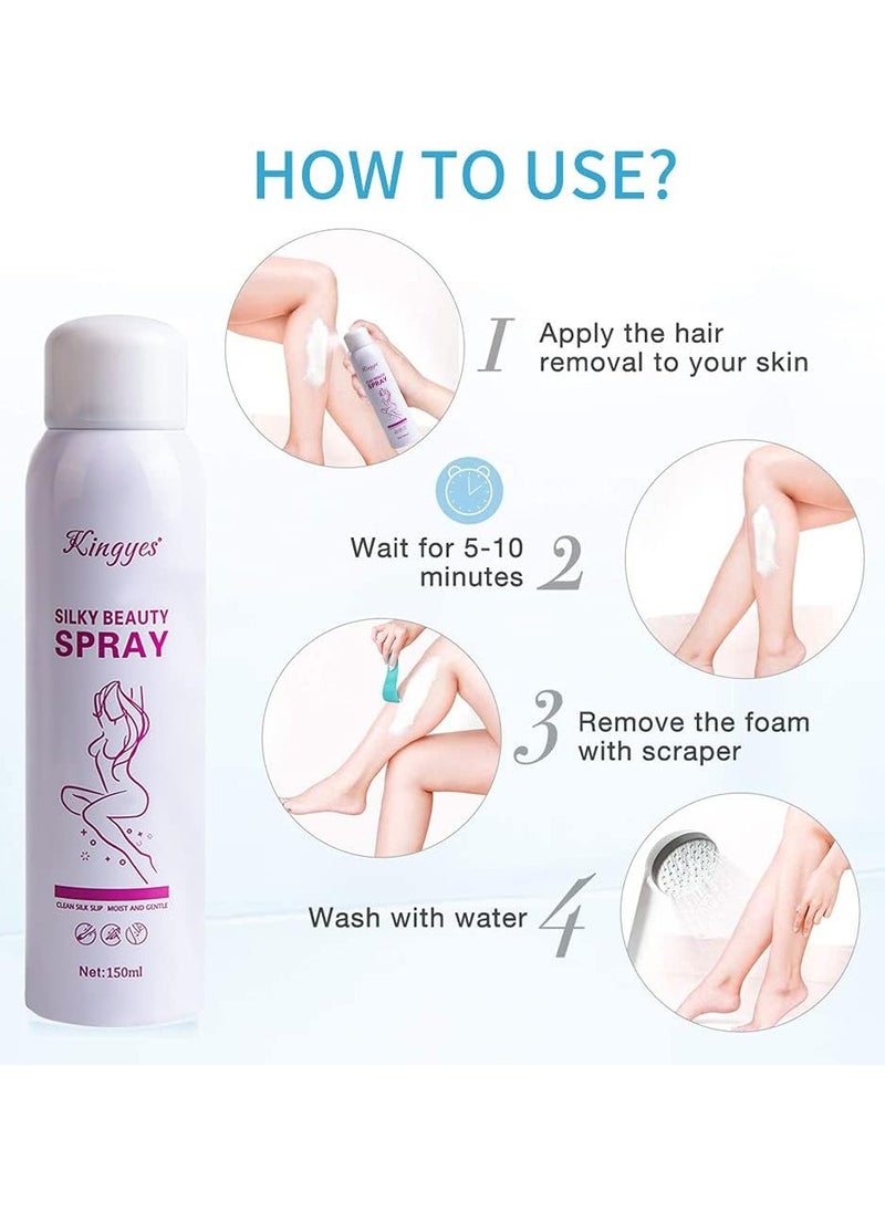 150ml Hair Removal Spray Bubble Depilatory Foam Mousse Bikini Cream Skin Friendly Painless for Face, Arm, Leg,Body Hair - pzsku/Z98A497743CC8B233AD14Z/45/_/1695879827/464d5f85-d5ab-4ec6-b209-8f47806861a1