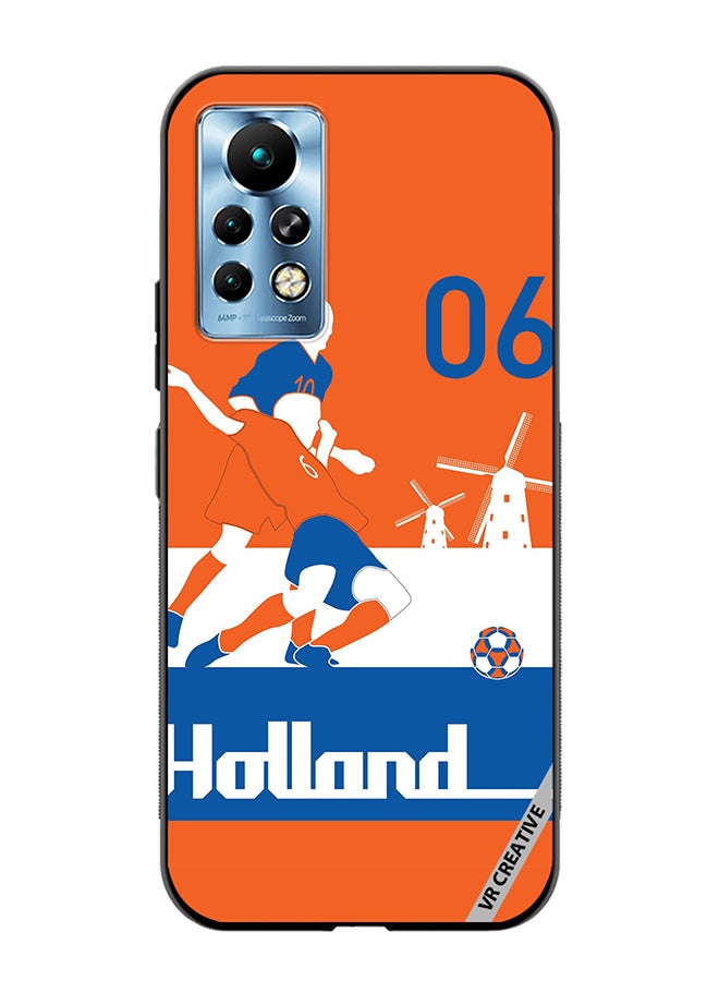 VR CREATIVE Protective Case Cover For Infinix Note 11 Pro Holland Football Soccer Players Design Multicolour - Image 1
