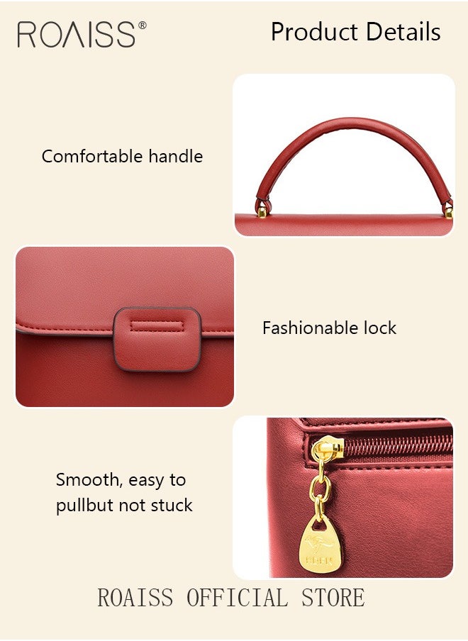 roaiss - Women Shoulder Crossbody Bag Large Capacity Compact and Exquisite Women Handbag - Image 1