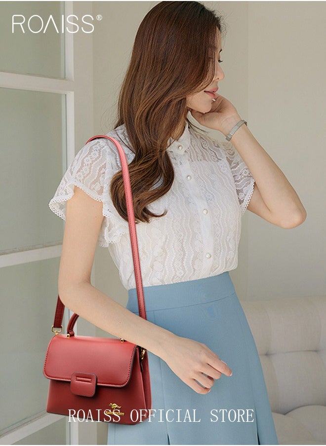 roaiss - Women Shoulder Crossbody Bag Large Capacity Compact and Exquisite Women Handbag - Image 1