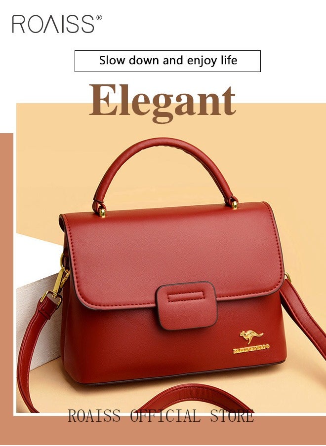 roaiss - Women Shoulder Crossbody Bag Large Capacity Compact and Exquisite Women Handbag - Image 1