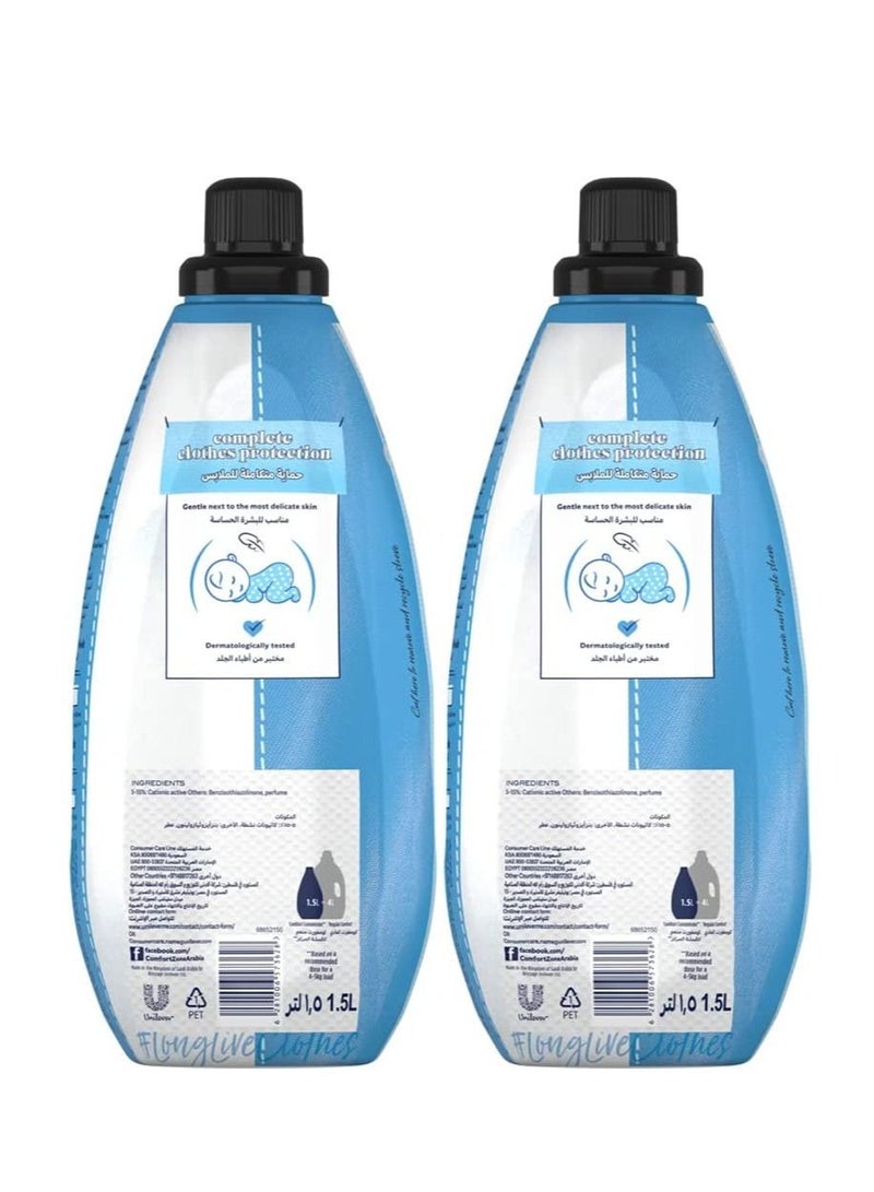 Comfort Concentrated Fabric Softener For Sensitive Skin Baby And Whole Family 1.5L pack of 2 - Image 2