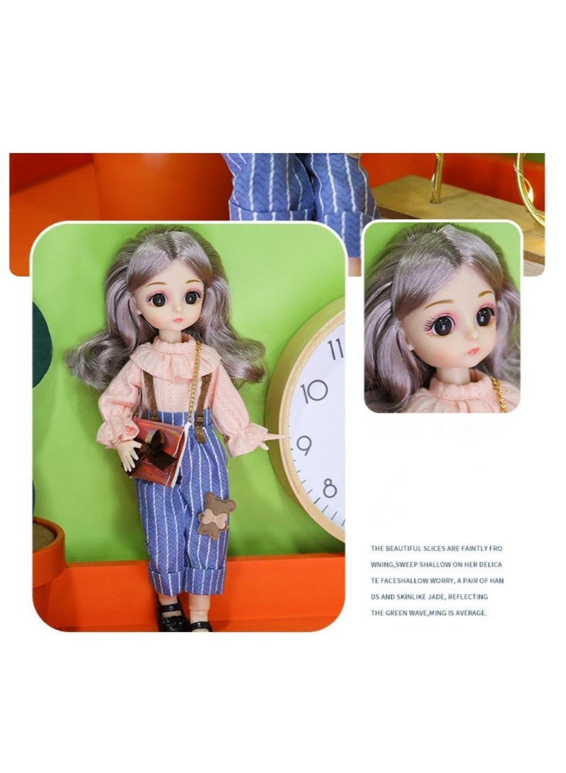 EHOME 30cm Barbie Doll Toy Girl Dress up Doll Kawaii A - Image 2