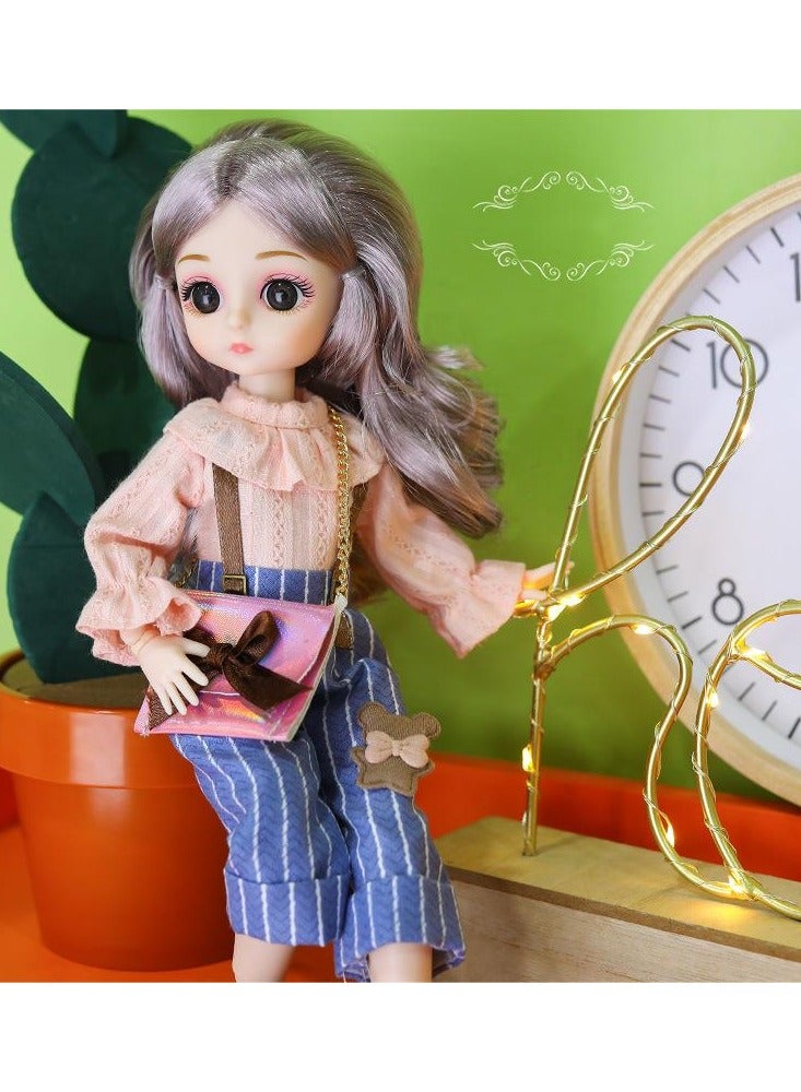 EHOME 30cm Barbie Doll Toy Girl Dress up Doll Kawaii A - Image 1