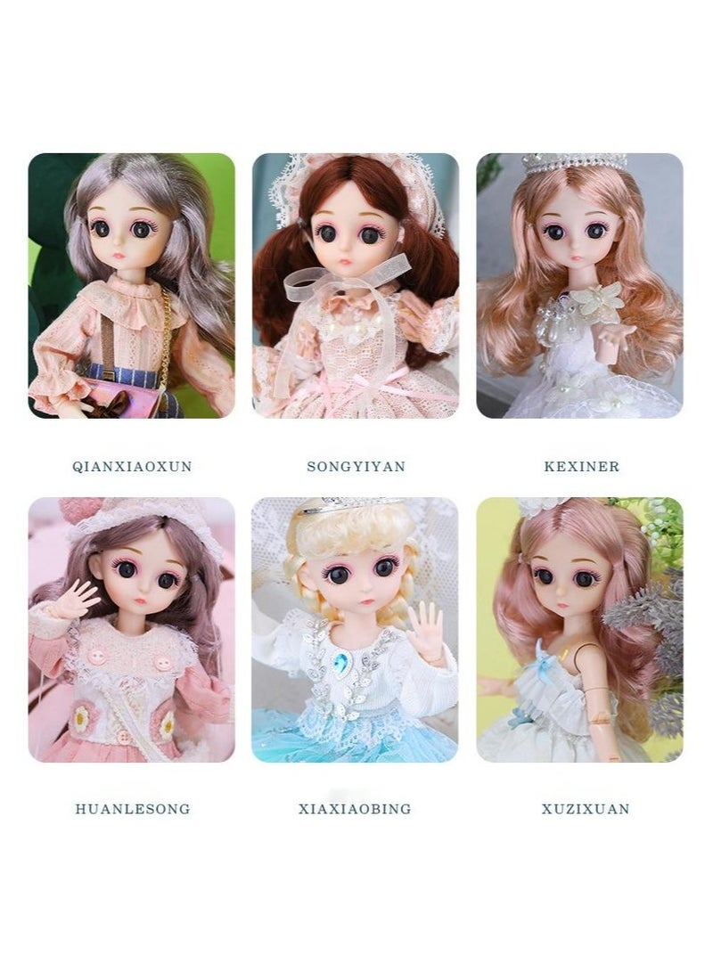 EHOME 30cm Barbie Doll Toy Girl Dress up Doll Kawaii A - Image 3